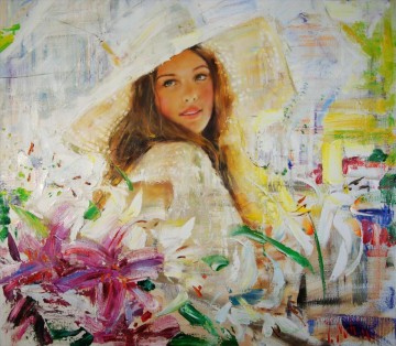 Women Painting - Pretty Woman 47 Impressionist
